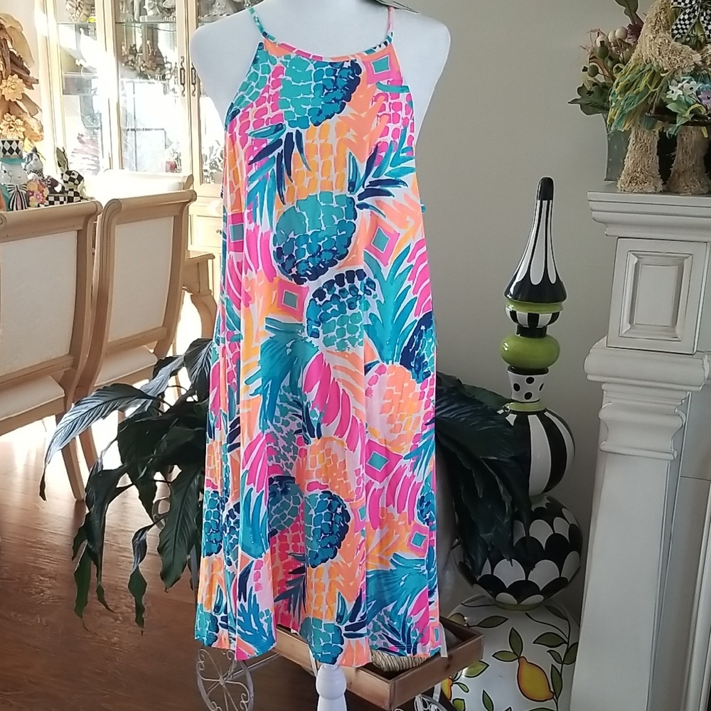 Lilly Pulitzer Multicolor Pineapple Dress